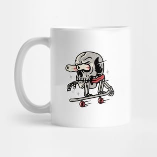 Skull Skateboarding Mug